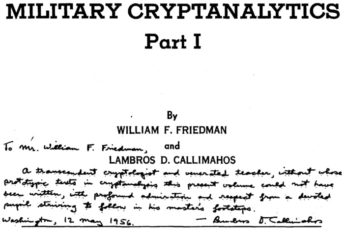 Handwritten dedication includes Bacon encipherment